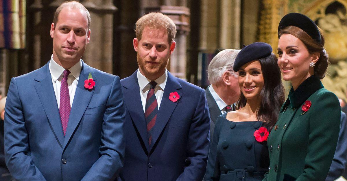 the fab four prince william prince harry meghan markle and kate middleton