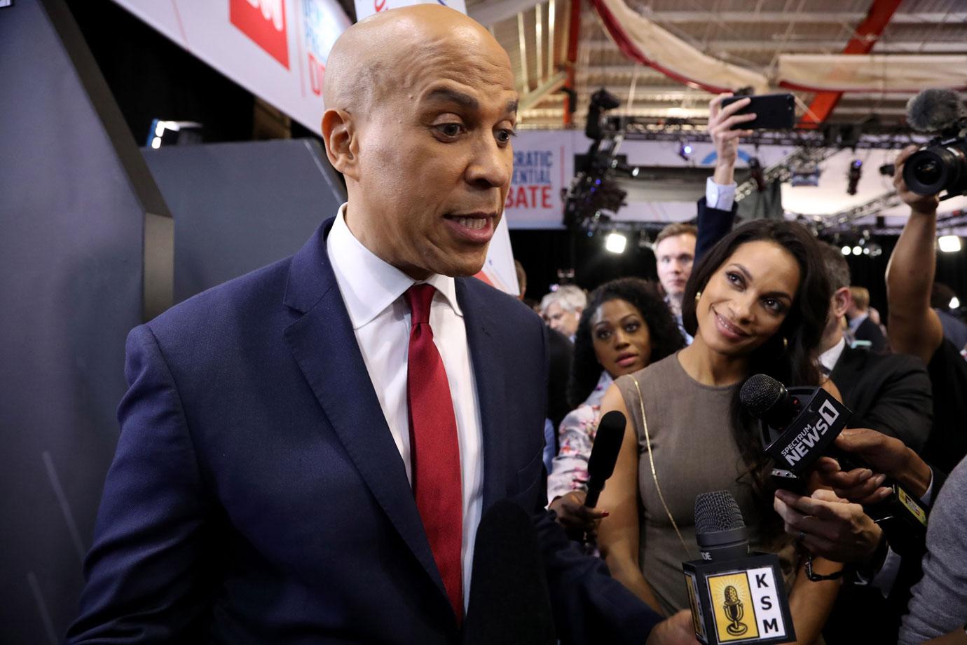 cory booker rosario dawson