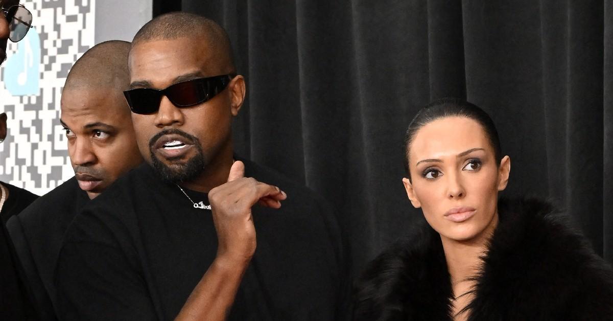 Photo of Bianca Censori and Kanye West. 