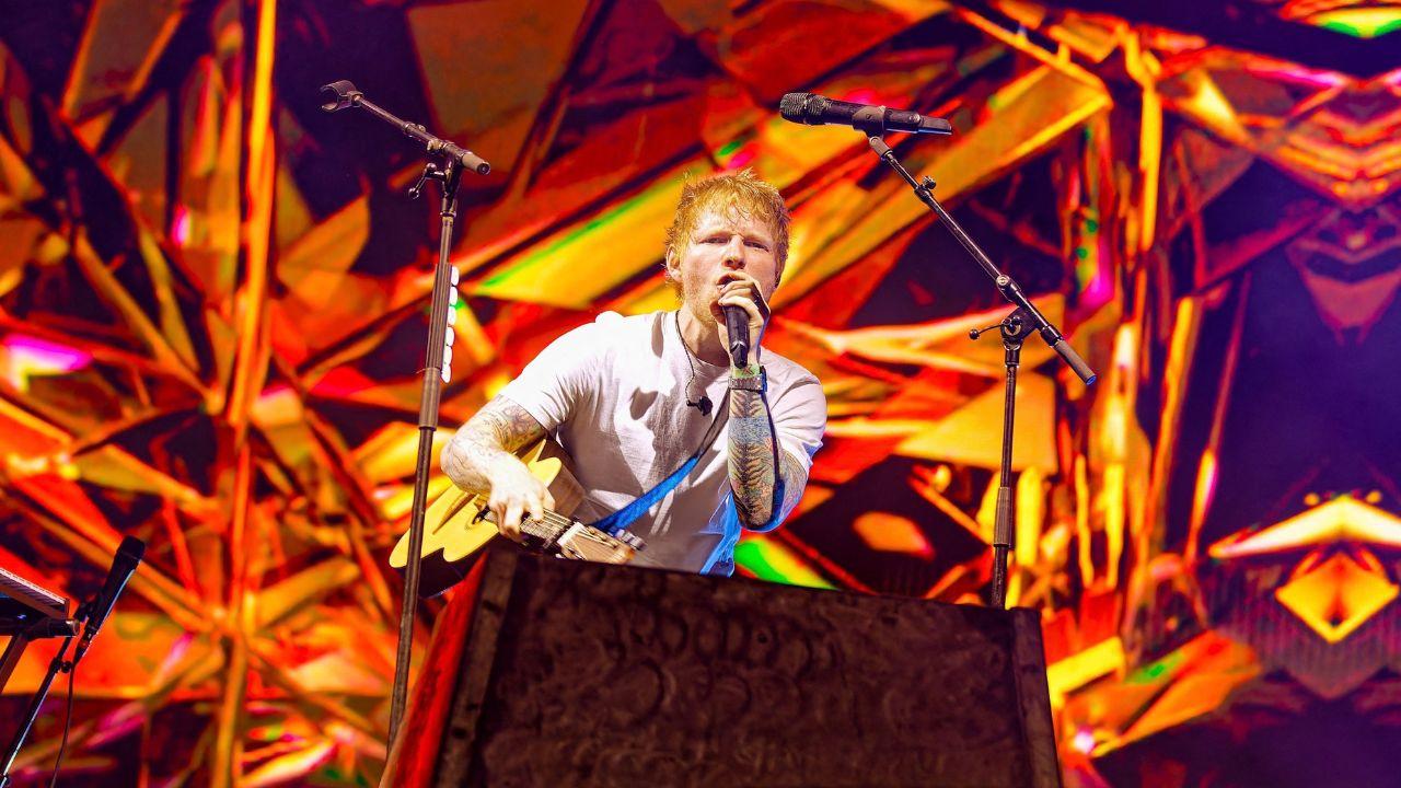 Image of several support acts exited Ed Sheeran’s Loop Tour after Macklemore was removed.