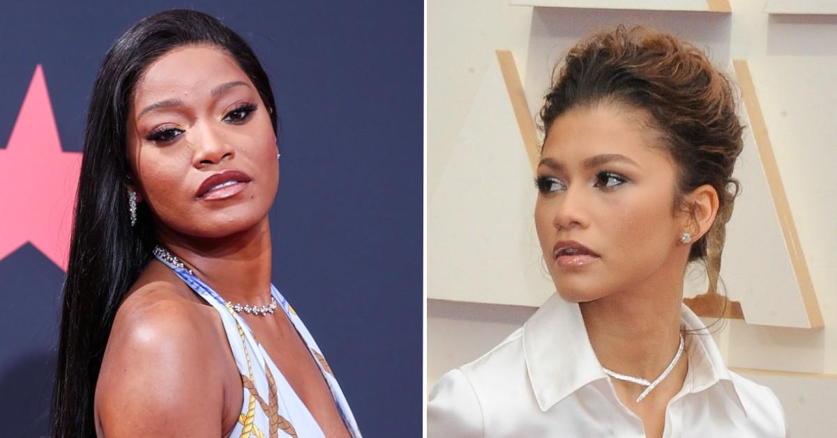 Keke Palmer flashes side boob as she is seen leaving BET in New