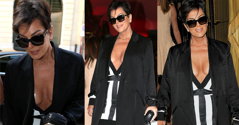Kris jenner nip slip