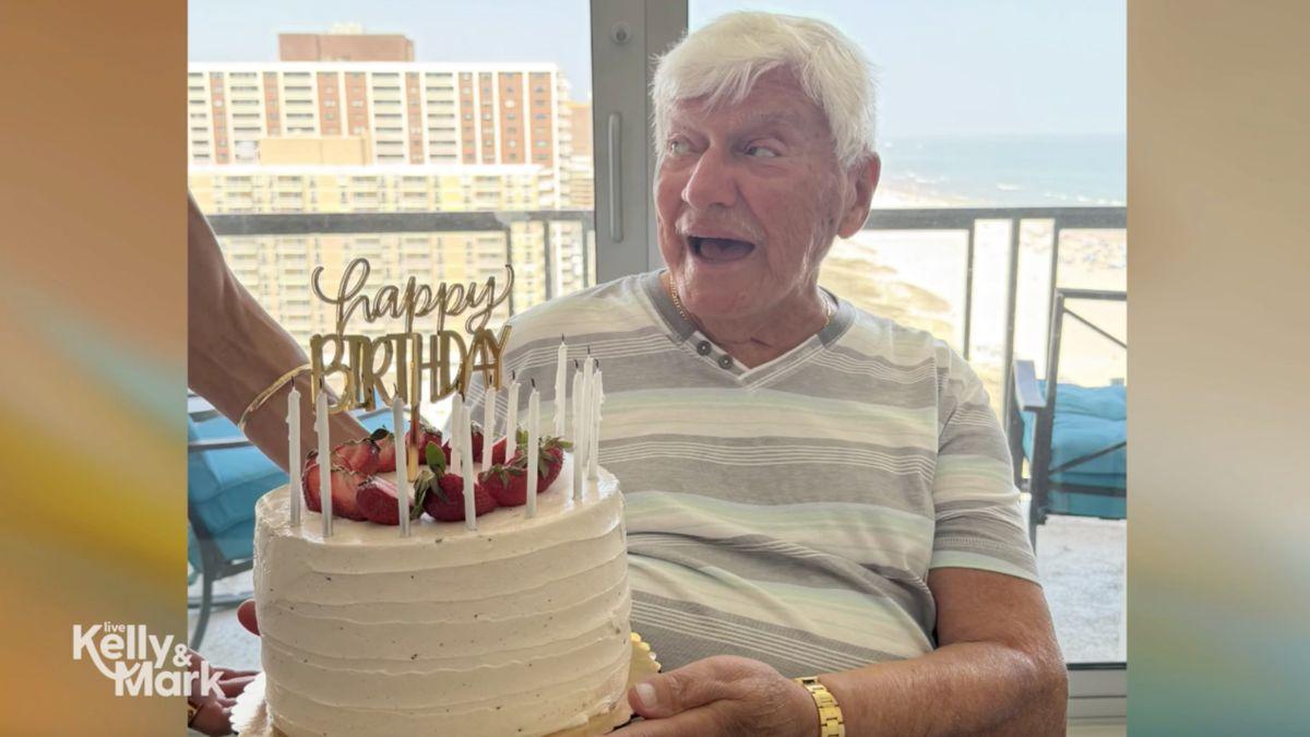Image of Kelly Ripa and Mark Consuelos celebrated her father Joe Ripa's birthday on July 3.