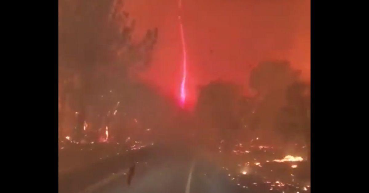 homeless man busted starting one ravaging la wildfires flamethrower