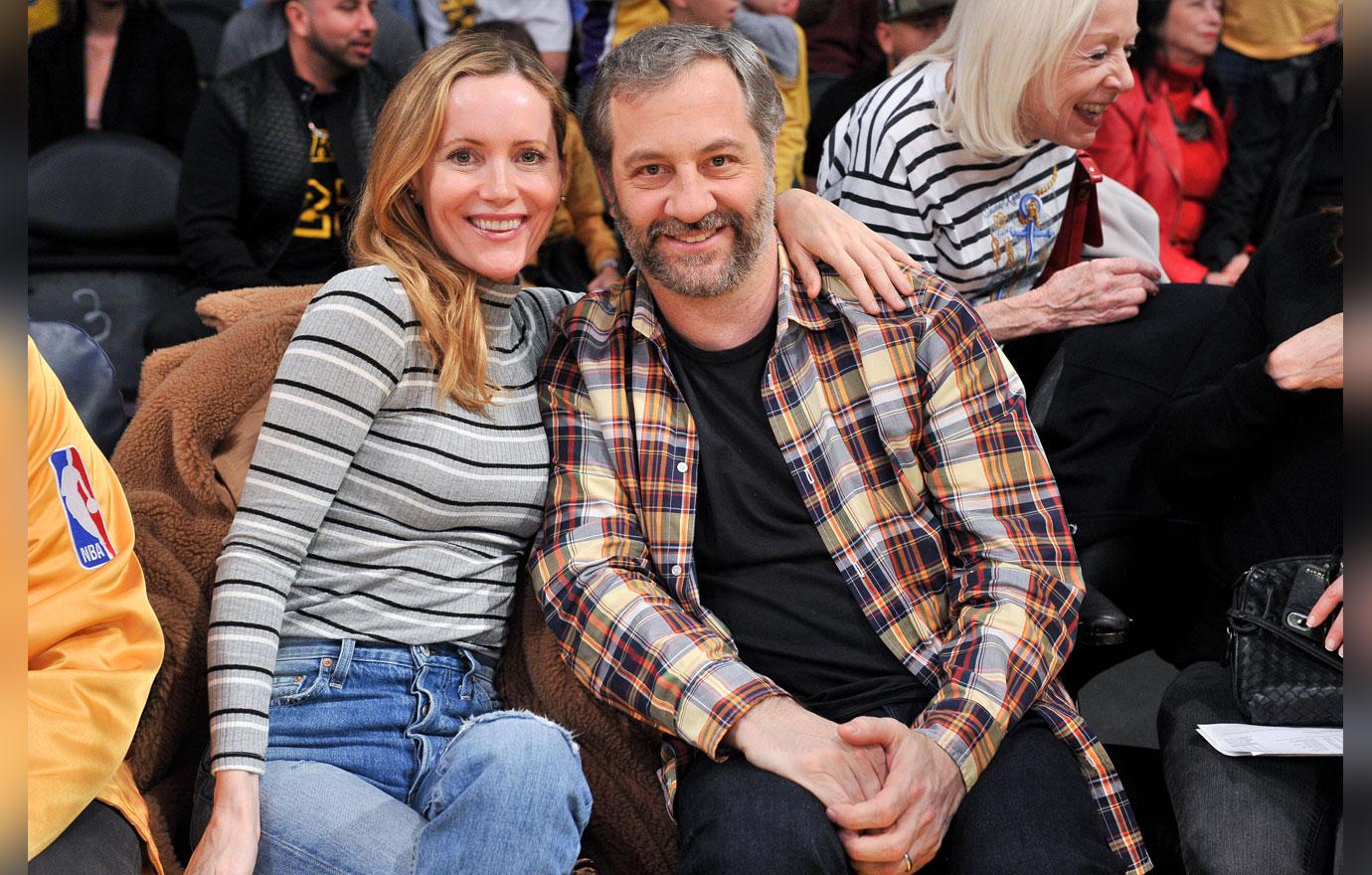 Celebrities At The Los Angeles Lakers Game