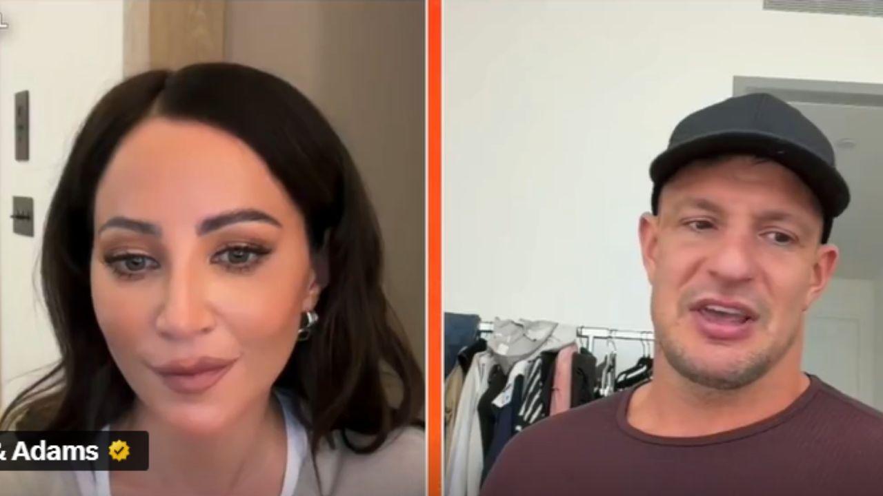Image of Kay Adams and Rob Gronkowski.