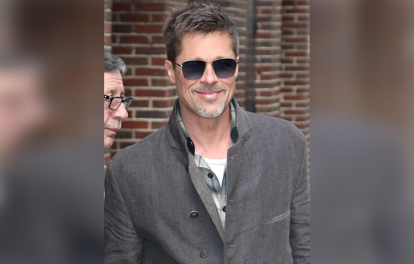 Brad Pitt Visits &#8220;The Late Show With Stephen Colbert&#8221;