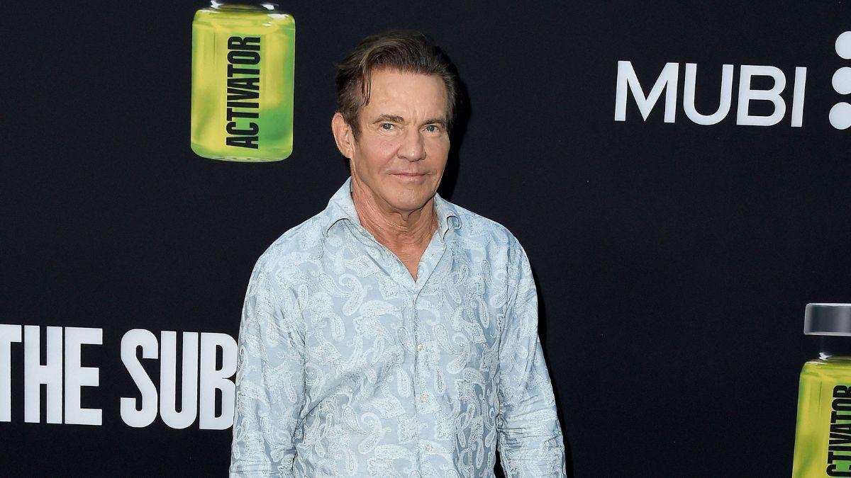 Image of Dennis Quaid endorsed Donald Trump for president in 2024.