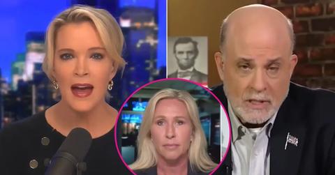 composite photo of megyn kelly, mark levin and marjorie taylor greene