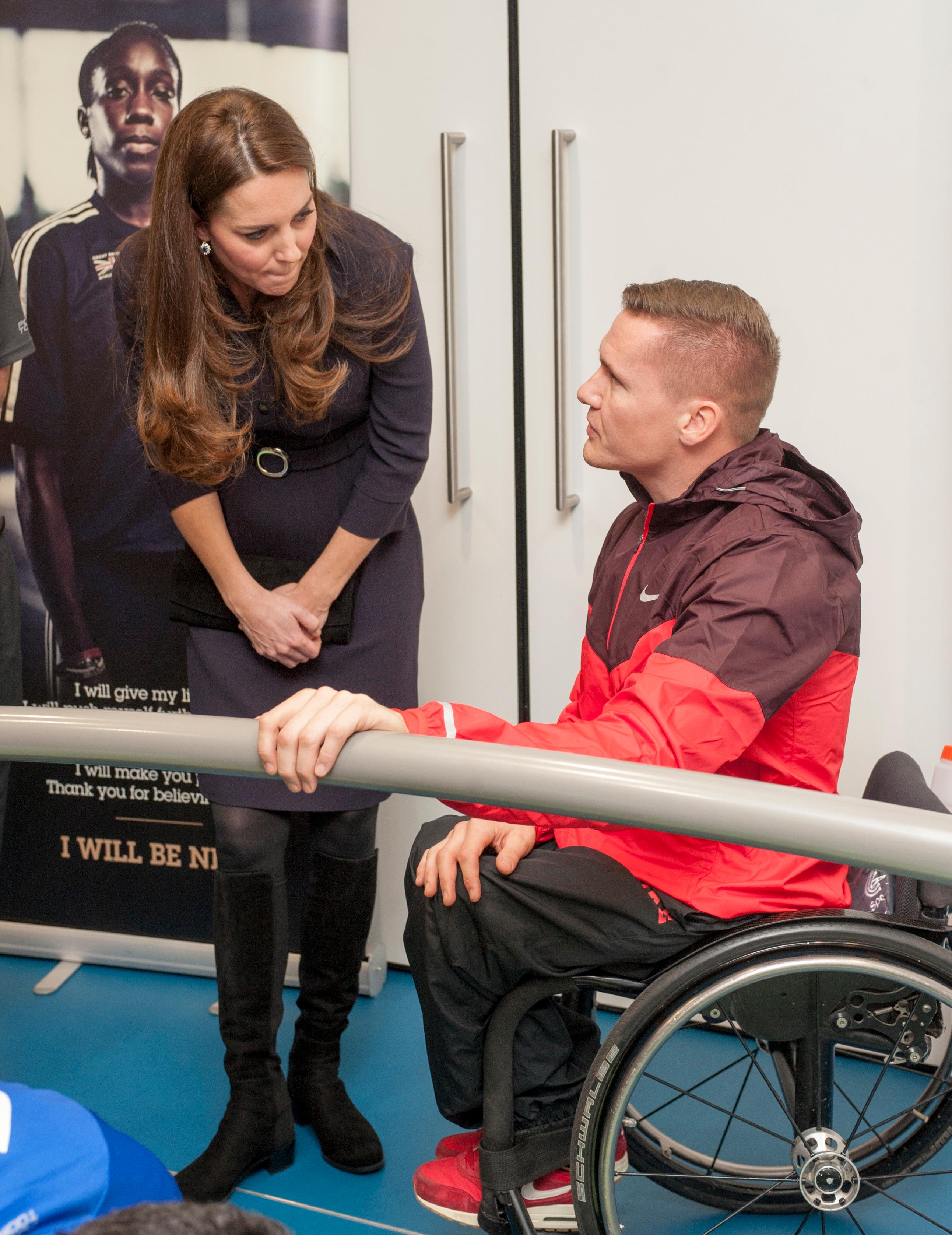 Catherine At SportsAid Workshop