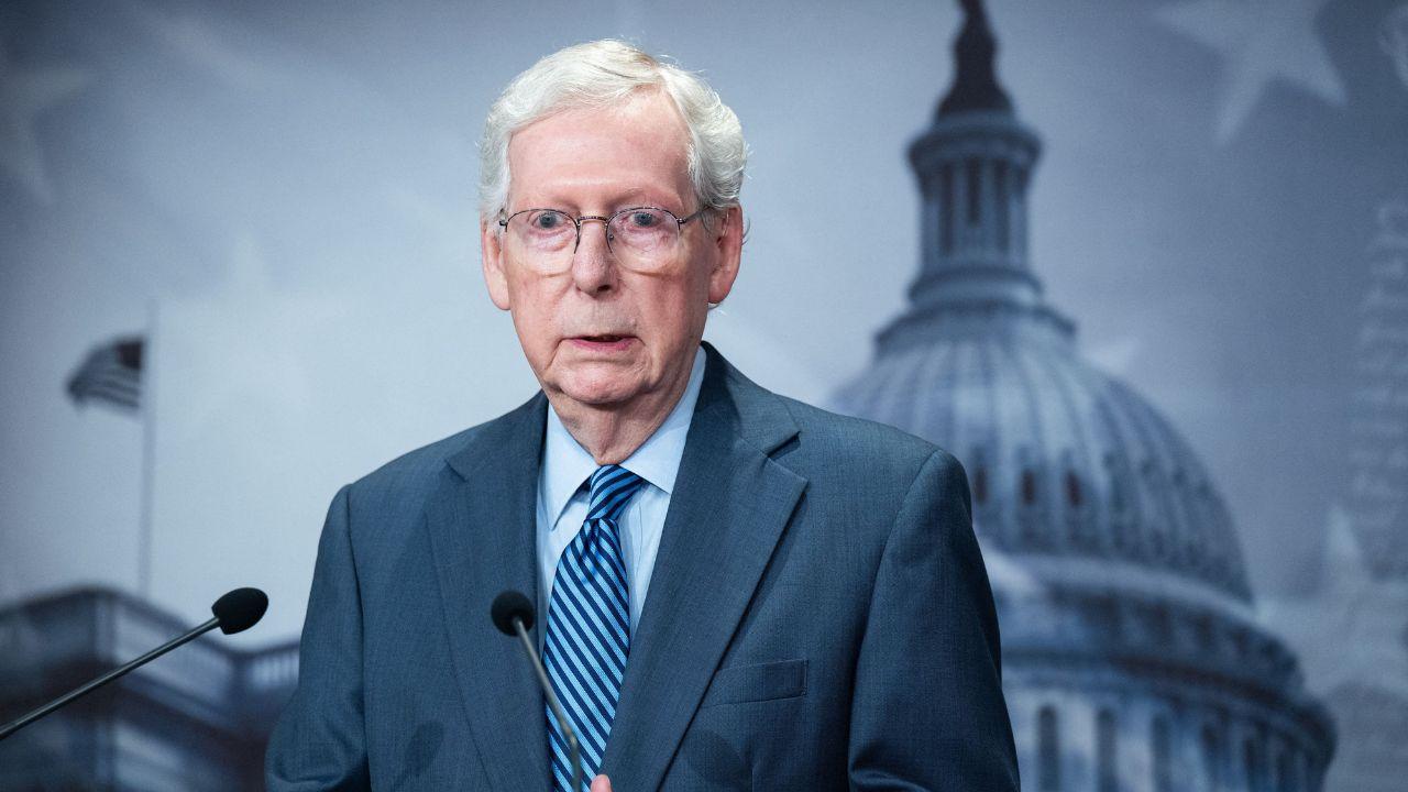 Image of Mitch McConnell’s office has not confirmed his return to the Senate.