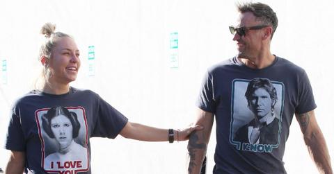 Image of Brian Austin Green revealed venue rules kept him away from Sharna Burgess shows.