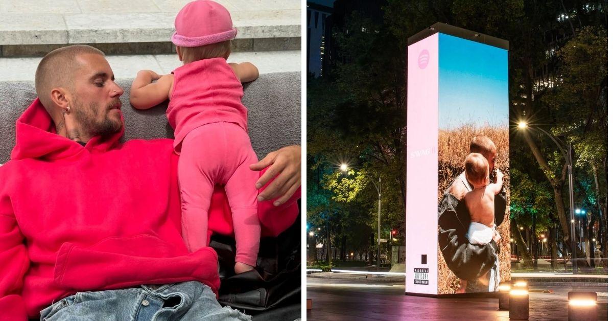 image of Justin Bieber shares son Jack with wife Hailey Bieber. 