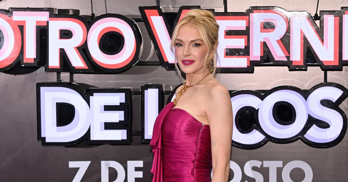 Photo of Lindsay Lohan.