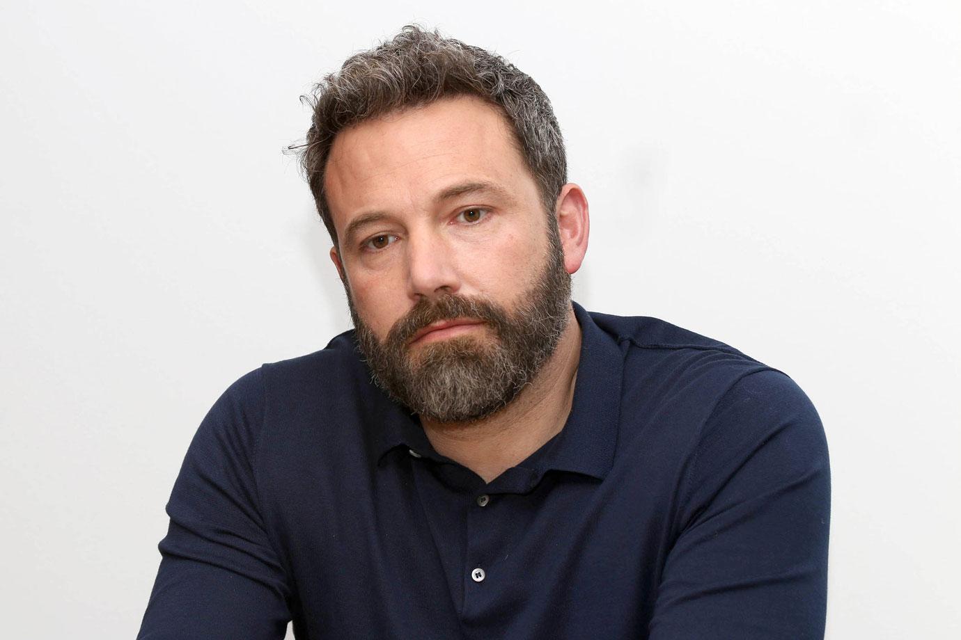 Ben affleck looking sad