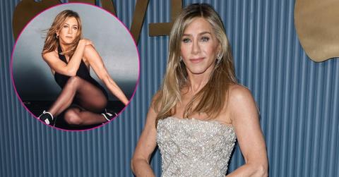Two photos of Jennifer Aniston