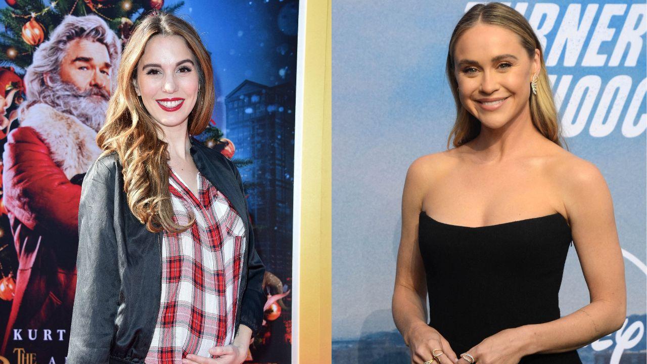 Image of Christy Carlson Romano and Becca Tobin.