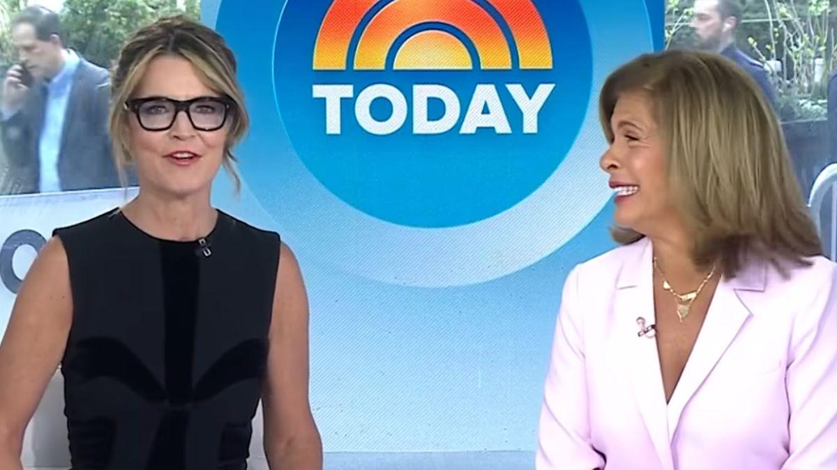 Photo of Savannah Guthrie and Hoda Kotb