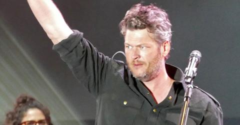 *EXCLUSIVE* Blake Shelton boasts “Drink, Get Over It” at Tortuga Music Festival