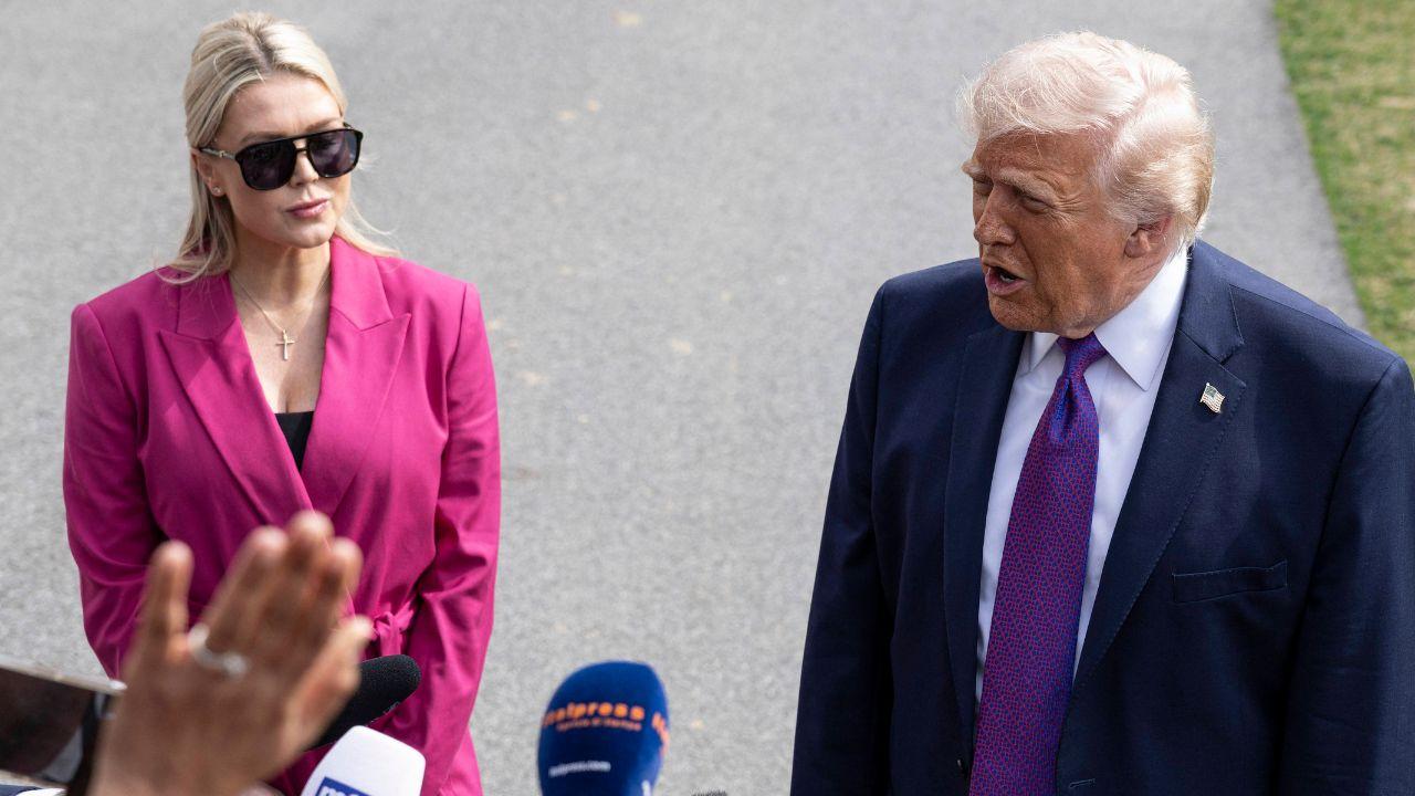 Photo of Karoline Leavitt's departure from the White House was announced on August 12.