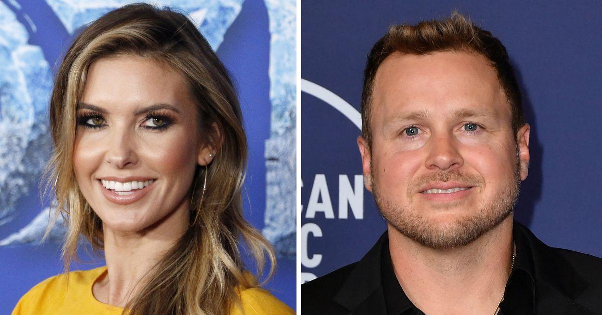 split photo of Audrina Patridge & Spencer Pratt