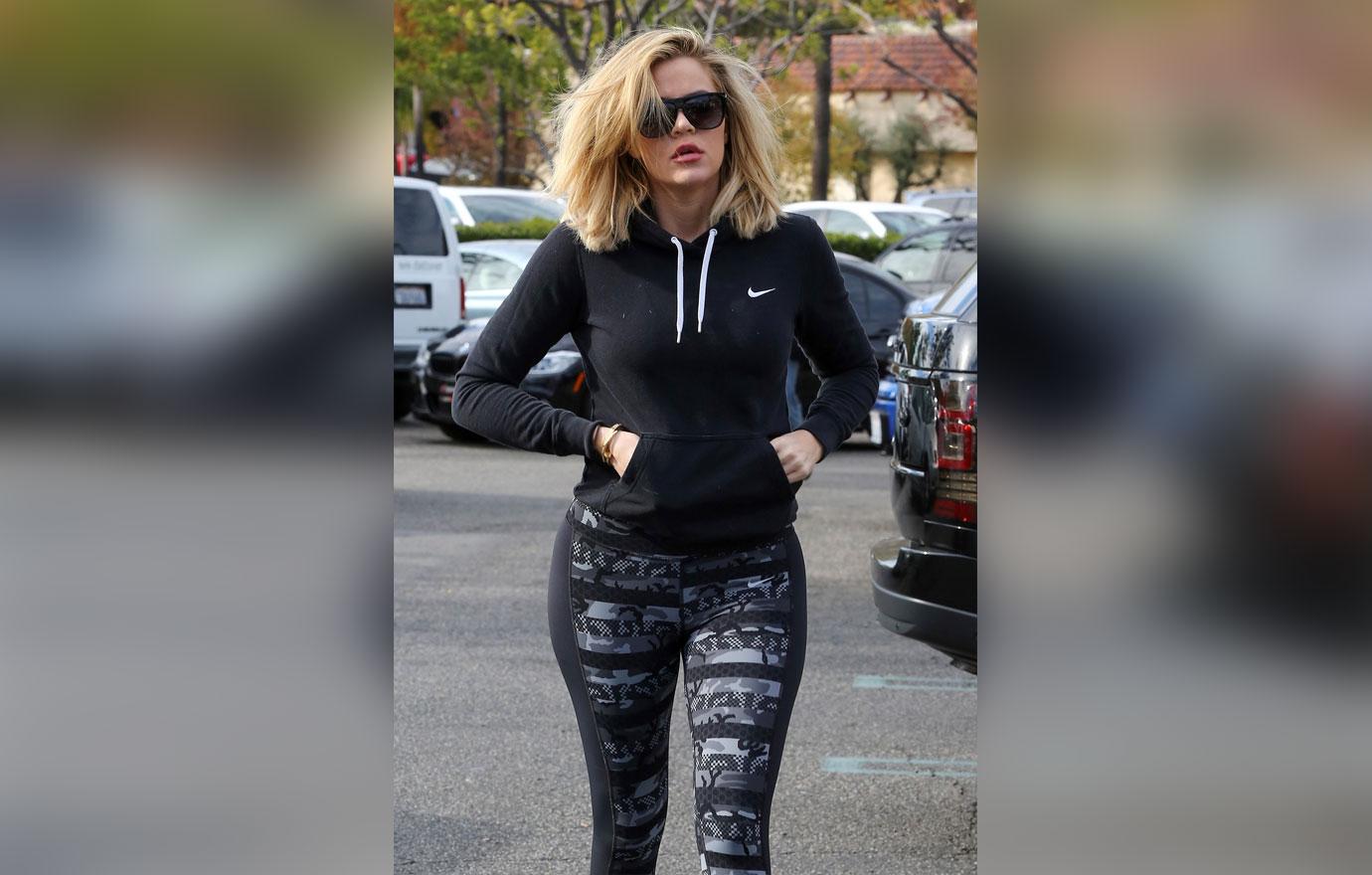 Khloe Kardashian gets a Caffeine Kick before her workout