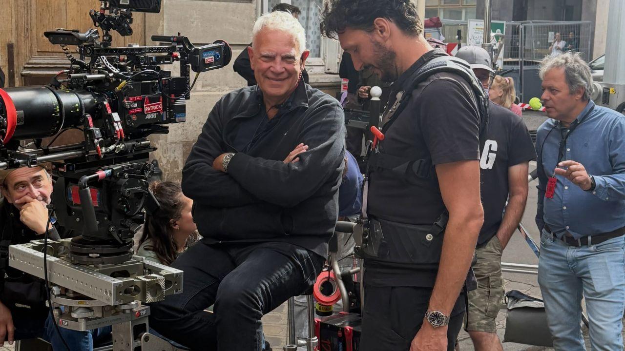 Part of the camera crew of  'Emily in Paris.'