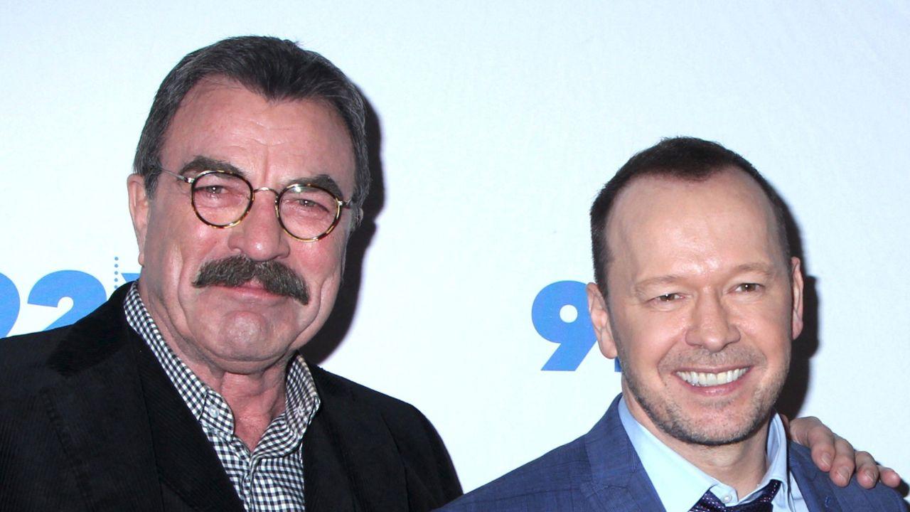Image of Donnie Wahlberg discussed Tom Selleck’s possible return to 'Boston Blue' during an interview at CBS Fest.