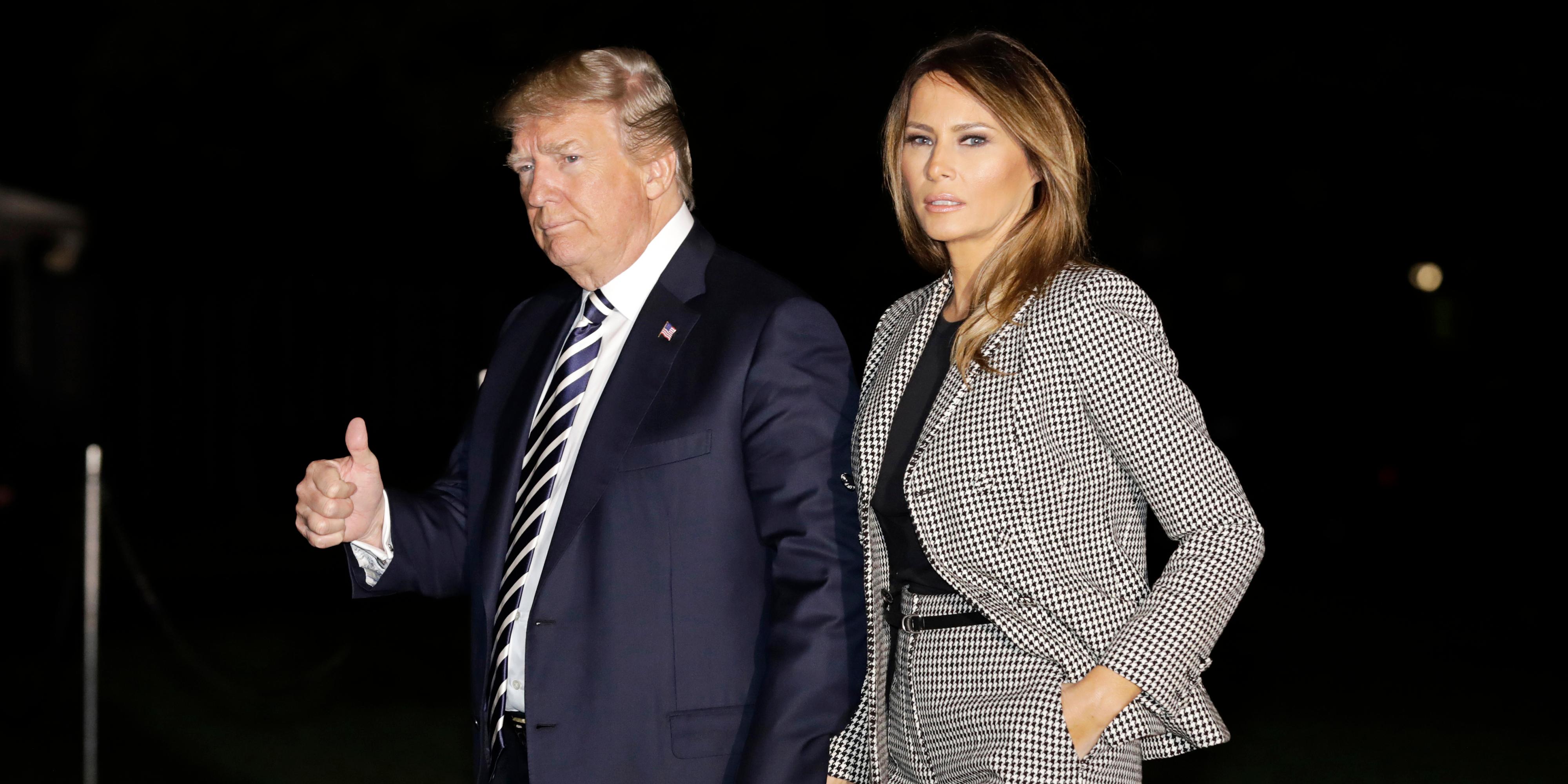 President Trump Arrives The White House Following Event At Joint Base Andrews