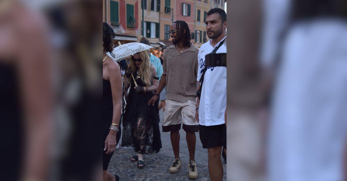 Photo of Akeem Morris and Madonna