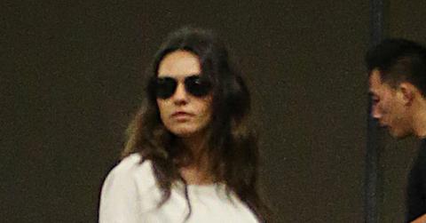 Mila Kunis seen shopping at Ralphs grocery store in Studio City, CA