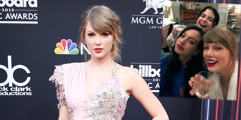 Taylor swift selena gomez cazzie david selfie friends instagram pp
