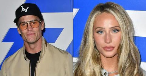 Split photo of Tom Brady and Alix Earle
