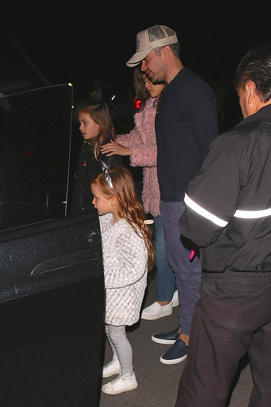 *EXCLUSIVE* Jessica Alba and Cash Warren treat their girls to a sushi dinner