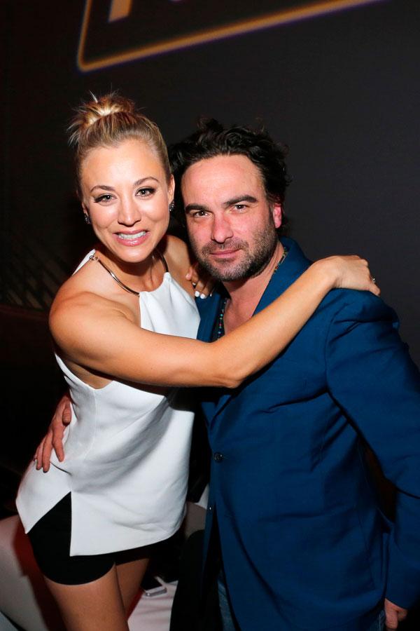 Johnny Galecki Biting Kaley Cuoco 005