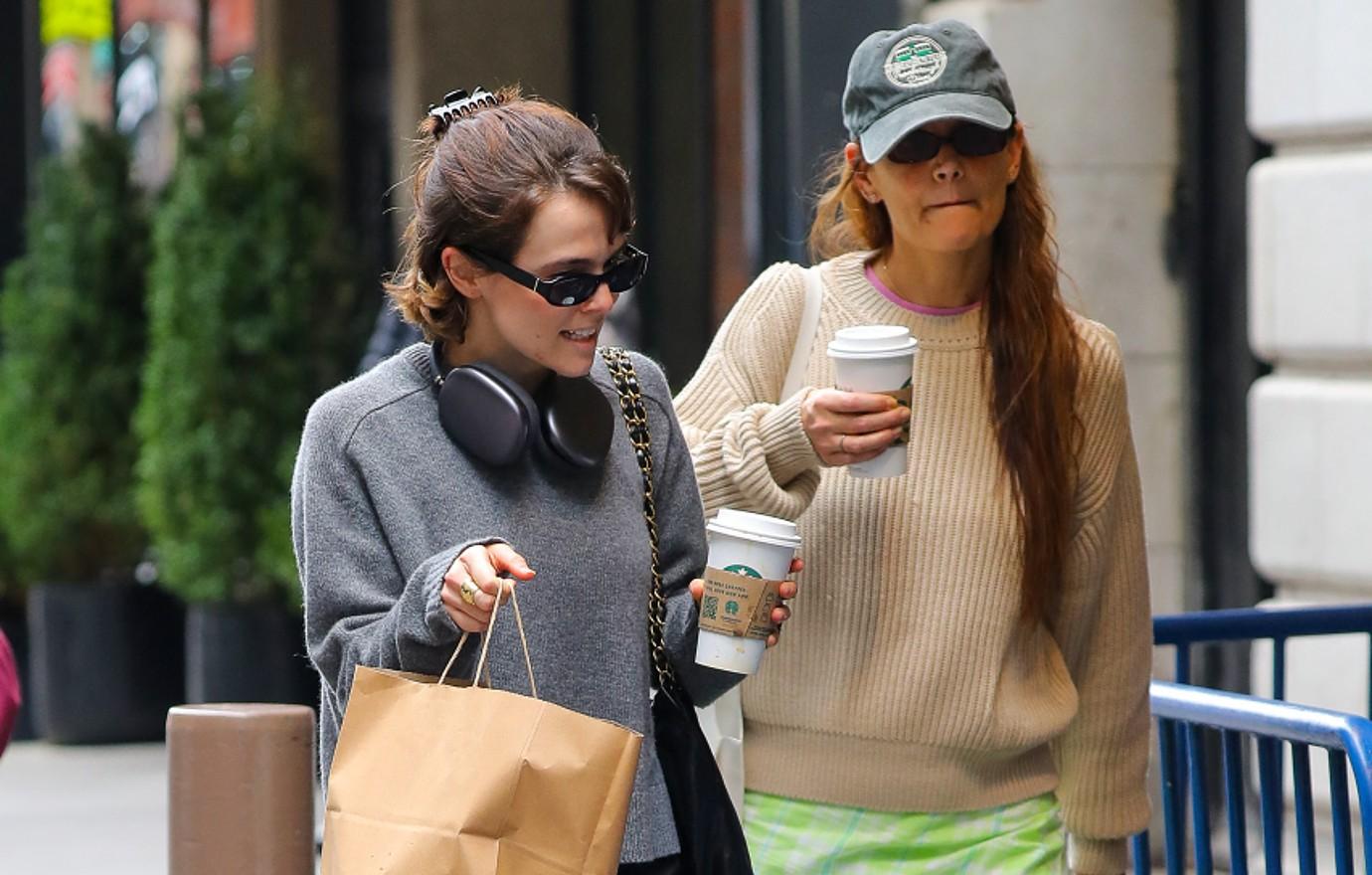 katie holmes out in new york our town broadway