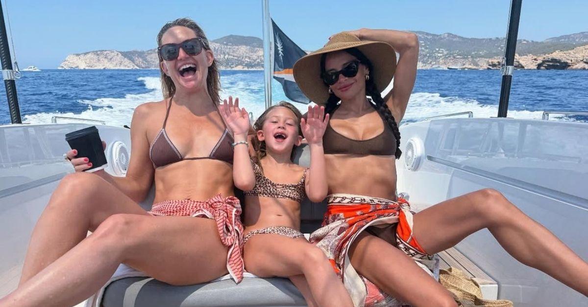 kate hudson wows tiny brown bikini glam girls trip in spain
