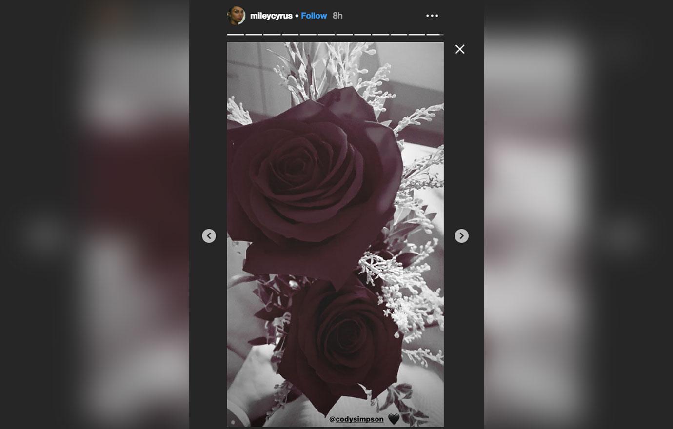 miley cyrus instagram roses