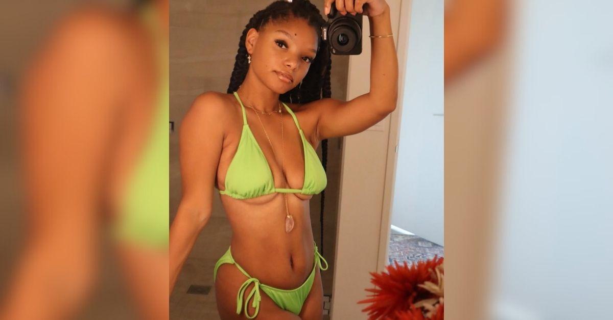 halle bailey most sizzling thirst trap photos