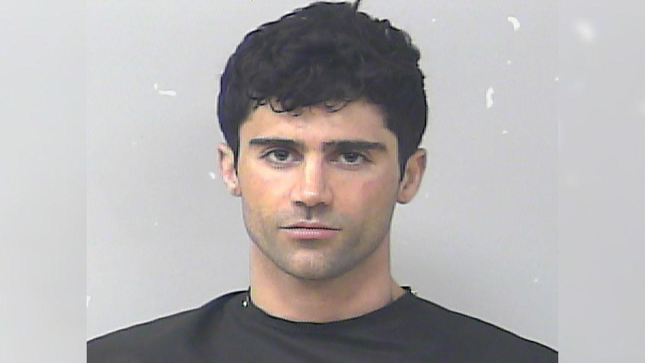 Image of Police said Max Ehrich appeared dazed and had difficulty maintaining his balance.