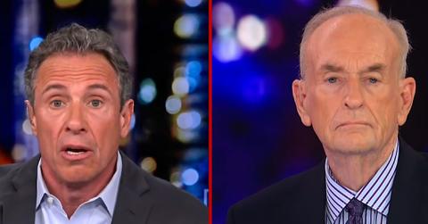 split of Chris Cuomo, Bill O' Reilly.