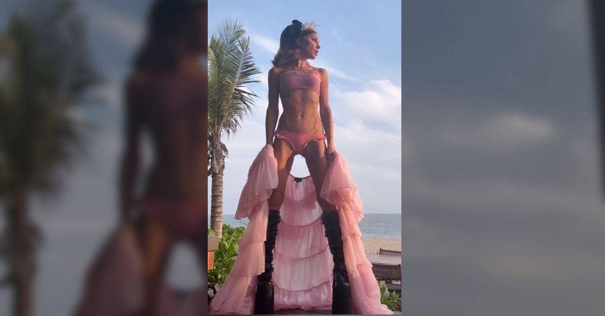 Image of The video came after she posted pictures on Instagram.