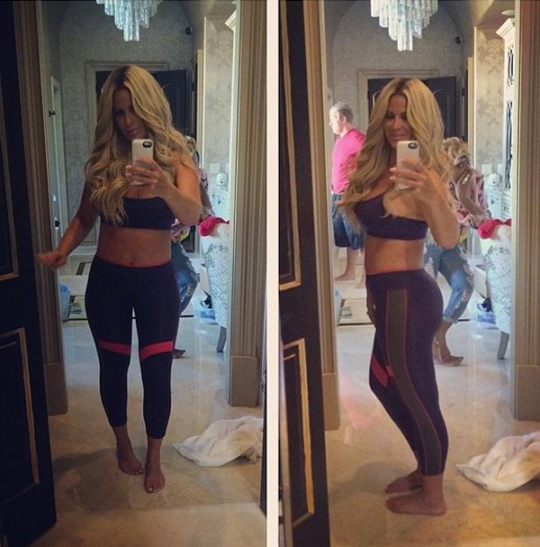 Kim zolciak post baby body