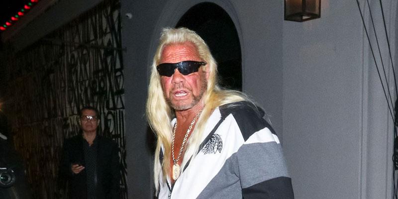 Duane 'Dog' Chapman Outside Restaurant