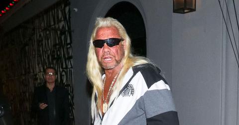 Duane 'Dog' Chapman Outside Restaurant