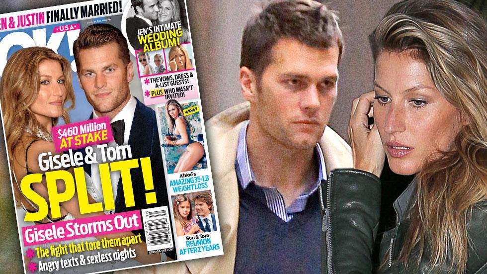 Gisele tom brady split divorce fighting