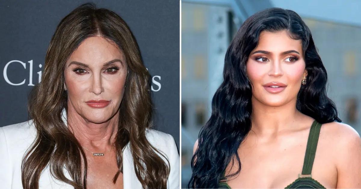 Composite photo of Caitlyn Jenner and Kylie Jenner