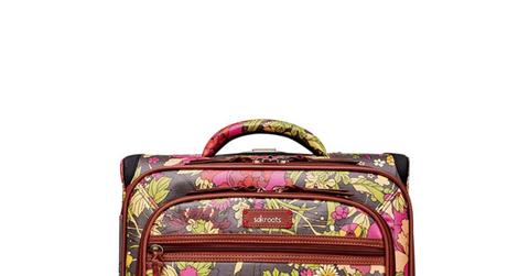 Floral luggage