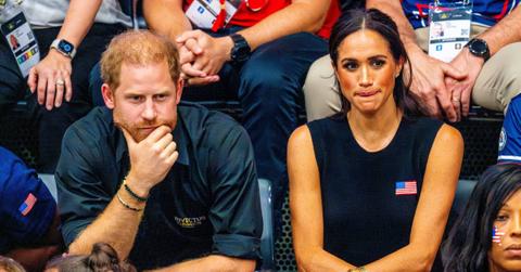 Photo of Prince Harry and Meghan Markle.