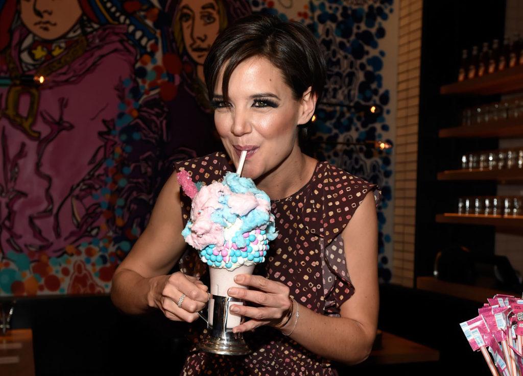 //Black Tap Grand Opening Katie Holmes  x